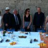 Raoul Peck, Diane Kruger, Ewan McGregor, Emmanuelle Devos, Jean Paul Gaultier et Hiam Abbas lors du traditionnel "aïoli" organisé par le maire de Cannes durant le Festival de Cannes le 25 mai 2012