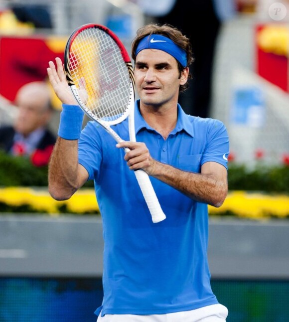 Roger Federer le 11 mai 2012 à Madrid