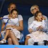 Les petites jumelles de Roger Federer, Myla Rose et Charlene Riva le 26 janvier 2012 à Melbourne