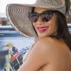 Nicole Scherzinger dans le paddock du Grand Prix de Monaco le 27 mai 2012