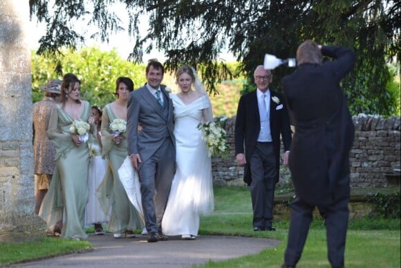 Mariage de Henry Allsopp et de Naomi Gummer, le 26 mai 2012 à Chadlington, dans l'Oxfordshire.