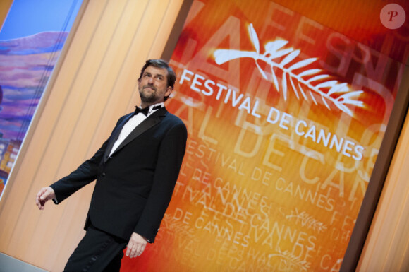Nanni Moretti, président du jury, lors de la cérémonie de clôture du Festival de Cannes 2012