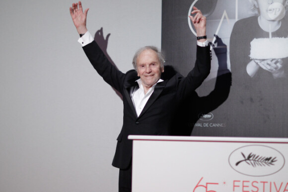 Jean-Louis Trintignant, acteur du film Amour de Michael Haneke, au Festival de Cannes 2012, après la remise des prix