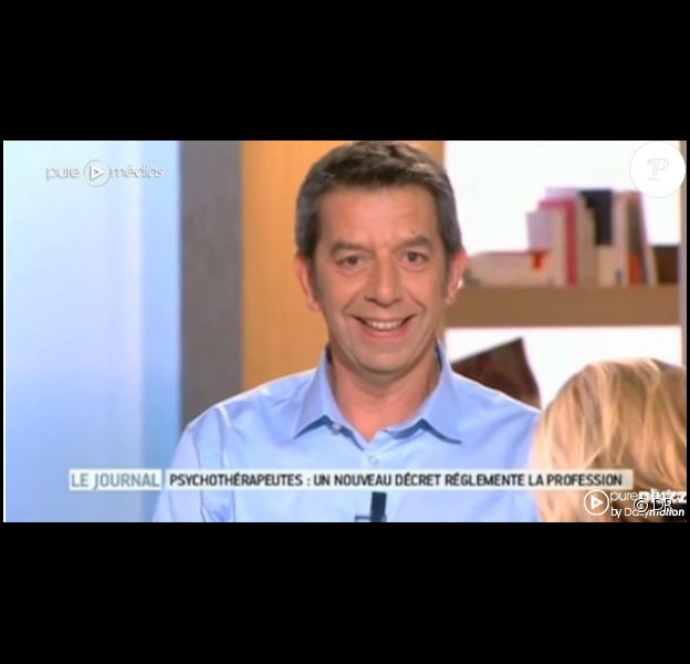 Michel Cymes sur le plateau du Magazine de la santé, mercredi 9 mai 2012 sur France 5