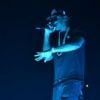 Jay-Z sur la scène de Bercy pour le Watch The Throne Tour, à Paris, le 1er juin 2012.