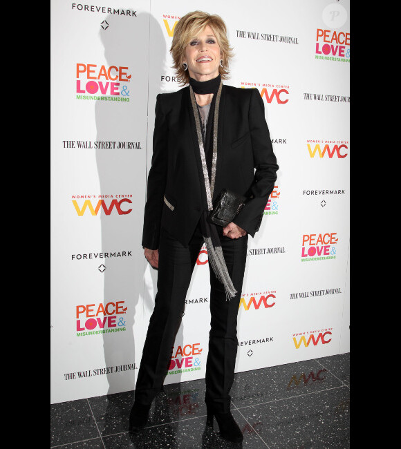 Jane Fonda à l'avant-première de la comédie Peace, Love & Misunderstanding, le 4 juin 2012 à New York.