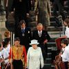Reception au Westminster Hall après la messe pour le jubilé de diamant de la reine Elizabeth II en la cathédrale Saint Paul, à Londres, le 5 juin 2012.