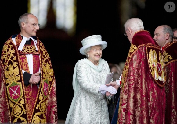 Messe en la cathédrale St. Paul le 5 juin 2012 pour le jubilé de diamant de la reine Elizabeth II.