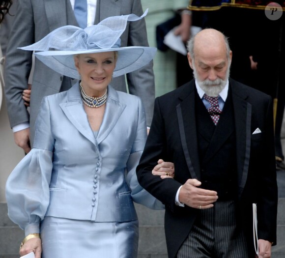 Le prince et la princesse Michael de Kent. Messe en la cathédrale St. Paul le 5 juin 2012 pour le jubilé de diamant de la reine Elizabeth II.
