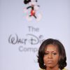 Michelle Obama lors d'une l'annonce de l'engagement de Walt Disney, dans la lutte contre l'obésité, à Washington le 5 juin 2012