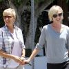 Trop belles, Ellen DeGeneres et sa femme Portia de Rossi se ressemblent. Los Angeles, le 6 juin 2012