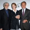 Charlotte Rampling, Ettore Scola et Bertrand Delanoë à la conférence du presse du Festival Paris Cinéma, le 7 juin 2012.