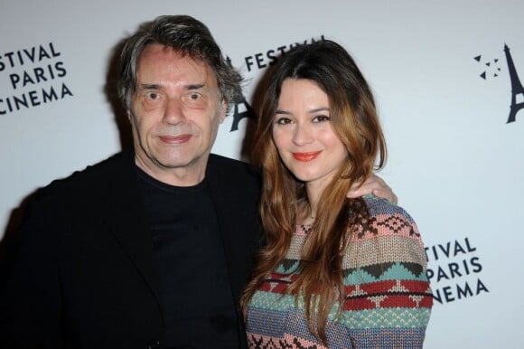 Quand Yves Simon rencontre Emilie Simon à la conférence du presse du Festival Paris Cinéma, le 7 juin 2012.