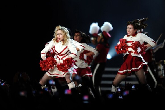 Madonna sur scène à Istanbul, le 7 juin 2012.
