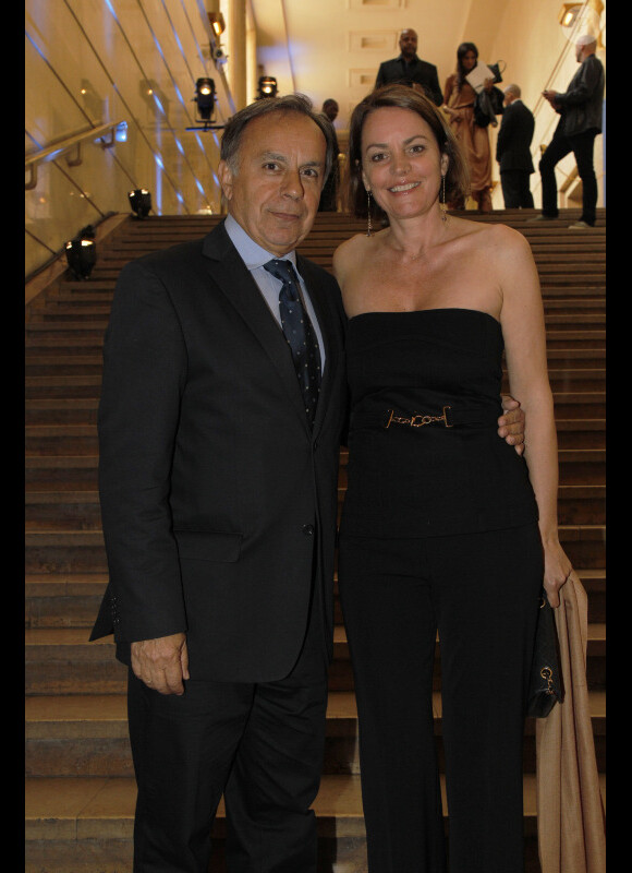 Patrice Dominguez et son épouse Cndrine Dominguez lors de la soirée au profit de la fondation Children for Tomorrow, présidée par Steffi Graf à l'Hôtel national de Chaillot à Paris le samedi 9 juin 2012 à Paris