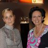 Éloïse Coisy et Florence Ollivier Lamarque (DG de Swatch Group France)  lors de la soirée au profit de la fondation Children for Tomorrow, présidée par Steffi Graf à l'Hôtel national de Chaillot à Paris le samedi 9 juin 2012 à Paris