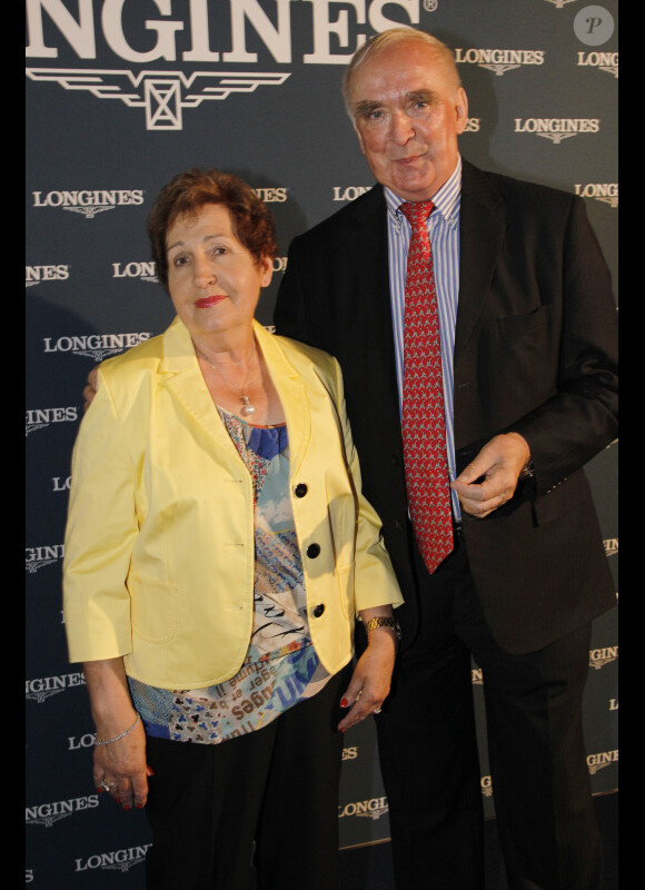 Walter Von Kanel (Président de Longines) et son épouse Yvette lors de la soirée au profit de la fondation Children for Tomorrow, présidée par Steffi Graf à l'Hôtel national de Chaillot à Paris le samedi 9 juin 2012 à Paris