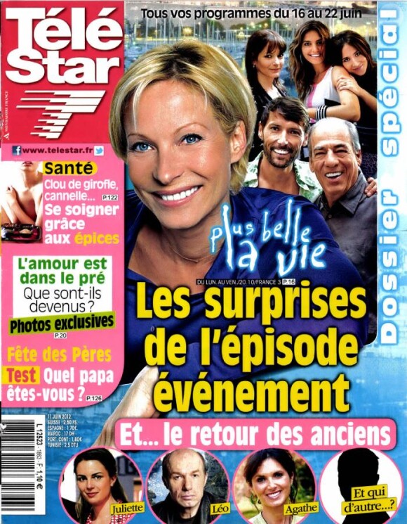 Télé Star en kiosques le 11 juin 2012