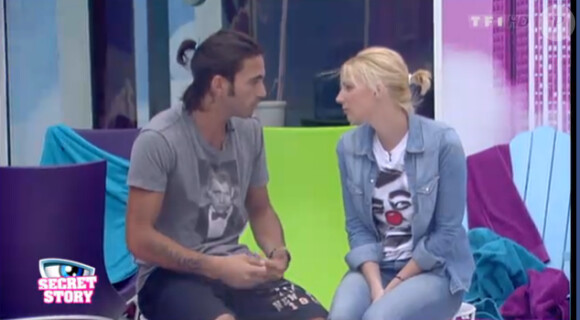 Nadège et Thomas dans la quotidienne de Secret Story 6 du 11 juin 2012 sur TF1