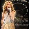 Céline Dion en concert au Colosseum du Ceasars Palace à Las Vegas, depuis le 15 mars 2011.