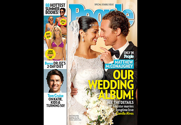 Matthew McConaughey et Camila Alves, heureux mariés en couverture de People