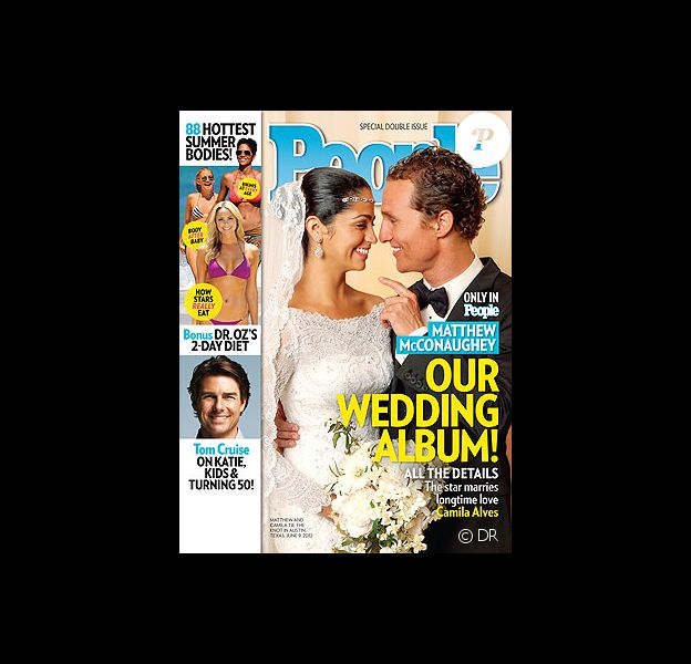 Matthew McConaughey et Camila Alves, heureux mariés en couverture de People