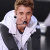 Justin Bieber donne un concert au Rockefeller Center à New York, le 15 juin 2012.
