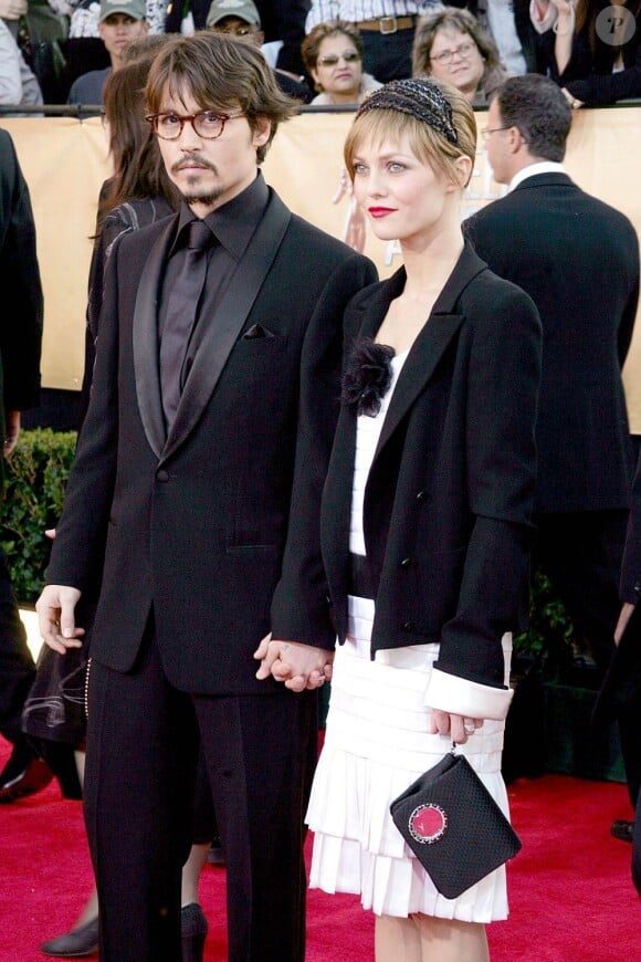 Un look rétro pour Vanessa Paradis et Johnny Depp
