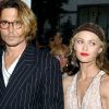 Vanessa Paradis, Johnny Depp, un couple très assorti. En 2003, lors d'une avant-première.