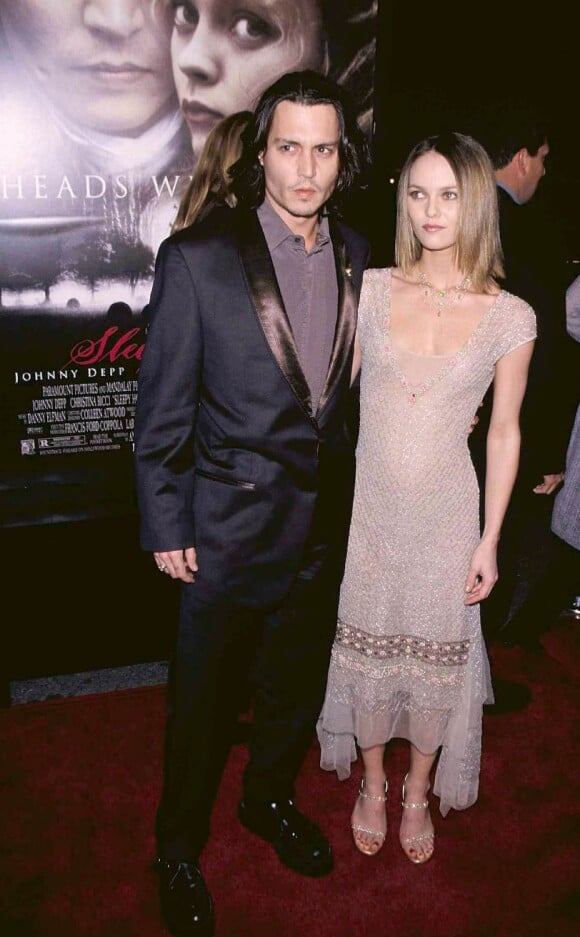 Vanessa Paradis et Johnny Depp en 1999