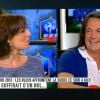 Francis Lalanne et Nathalie Iannetta sur I>Télé reprend une chanson composée pour Laurent Blanc, surnommé Le Président, le mardi 19 juin 2012