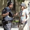 Guillaume Canet sur le tournage de son film Blood Ties le 31 mai 2012 à New York