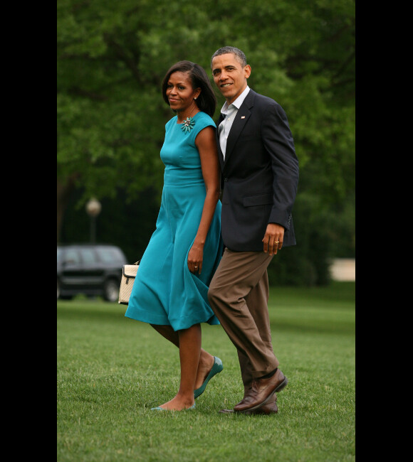 Barack et Michelle Obama à Washington le 5 mai 2012