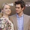 Andrew Garfield et Emma Stone à l'avant-première de The Amazing Spider-Man, le 21 juin 2012 à Madrid.