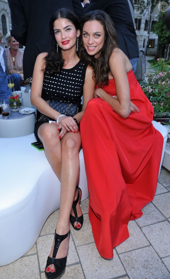 Shermine Shahrivar et Lilly Becker au Raffaello Summer Day 2012 à Munich. Le 21 juin 2012.