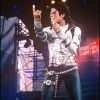 Michael Jackson en concert à Cork (Irlande) pour le Bad Tour, fin juillet 1988.