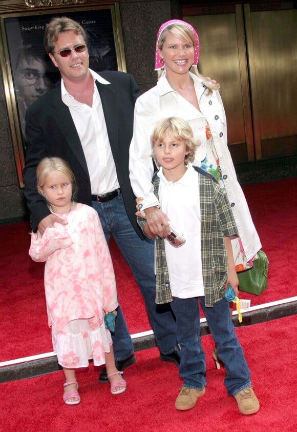 Christie Brinkley et son ex-mari Peter Cook à New York, le 23 mai 2004.