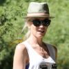 Gwen Stefani passe du bon temps au Coldwater Canyon Park en compagnie de ses deux fils. Beverly Hills, le 26 juin 2012.