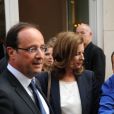 François Hollande et Valérie Trierweiler à Paris, le 16 juin 2012.