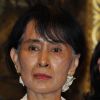 Aung Sann Suu Kyi devient citoyenne d'honneur de la ville de Paris, le 27 juin 2012.