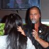 Sofiane et Nabilla lors du showcase des Anges de la télé-réalité 4 au Ice Baar des Chalos-Elysées le 27 juin 2012 à Paris
