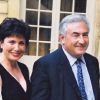Anne Sinclair et Dominique Strauss-Kahn à Paris, le 19 juillet 1999.