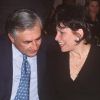 Anne Sinclair et Dominique Strauss-Kahn à Paris, le 28 janvier 1998.