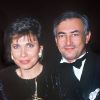 Anne Sinclair et Dominique Strauss-Kahn à Paris, le 18 novembre 1990.
