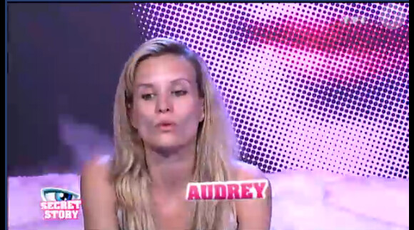 Audrey dans la quotidienne de Secret Story 6 le vendredi 29 juin 2012 sur TF1