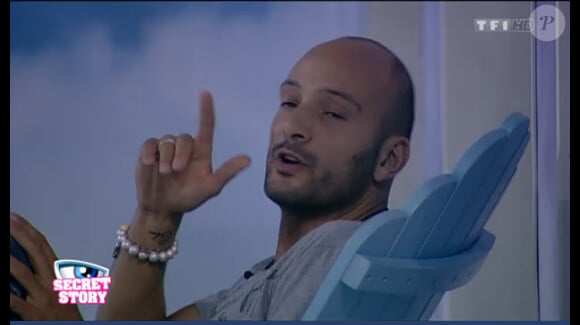 Kevin dans la quotidienne de Secret Story 6 le vendredi 29 juin 2012 sur TF1