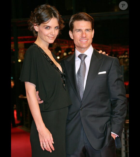 Tom Cruise et Katie Holmes, en janvier 2009 à Berlin.
