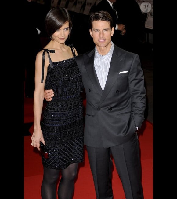 Tom Cruise et Katie Holmes, en janvier 2009 à Londres.
