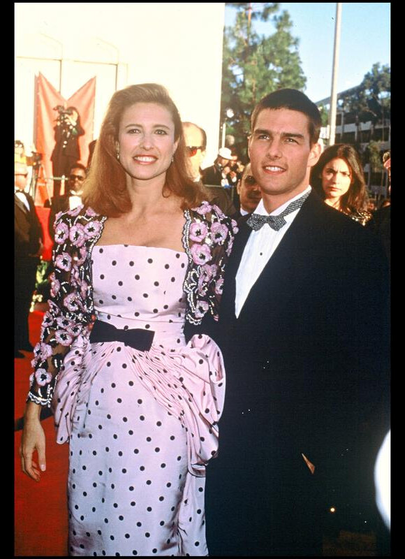 Tom Cruise et Mimi Rogers en 1989.