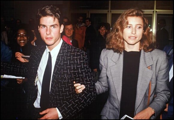 Tom Cruise et Mimi Rogers en 1987.